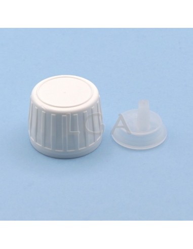 Flacon verre rond PP28 blanc 1000ml
