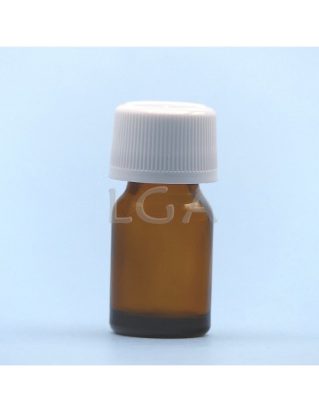 Flacone rotondo vetro ambra Ø18 Italiano 3ml