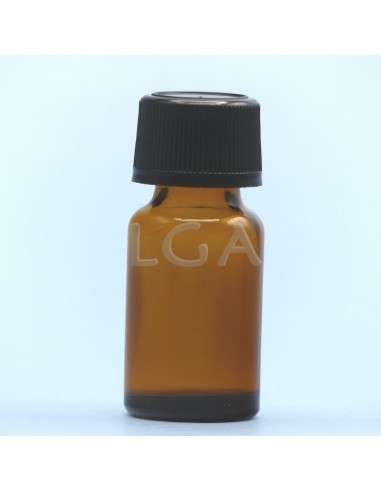 Flacon verre rond Ø18Ital jaune 5ml
