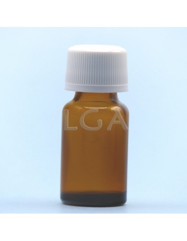 Frasco rotondo de vidrio ámbar Ø18 Italiano 5ml