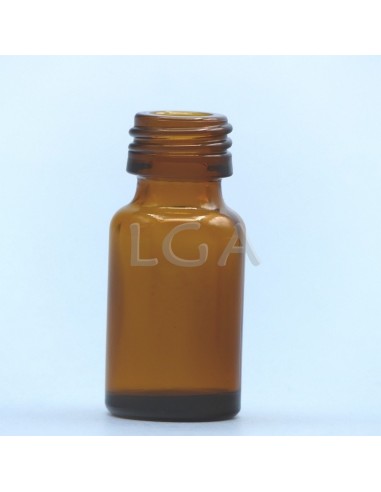Amber glass round bottle Ø18 Italian 5ml
