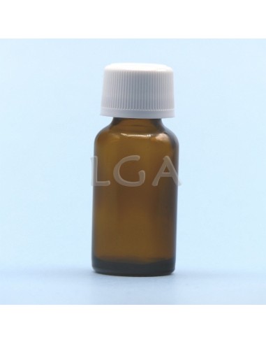 Flacon verre rond Ø18Ital jaune 10ml