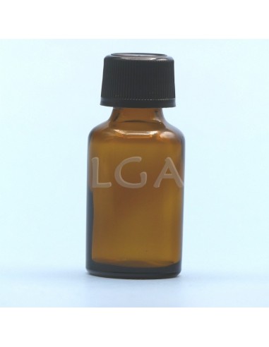 Amber glass round bottle Ø18 Italian 15ml