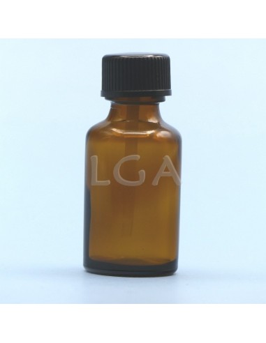 Frasco rotondo de vidrio ámbar Ø18 Italiano 15ml