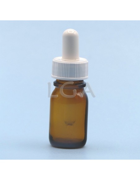 Flacone rotondo vetro ambra Ø18 Farmacia 10ml
