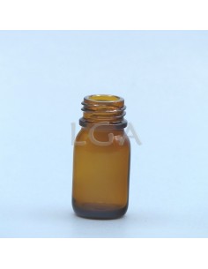 Flacone rotondo vetro ambra Ø18 Farmacia 10ml