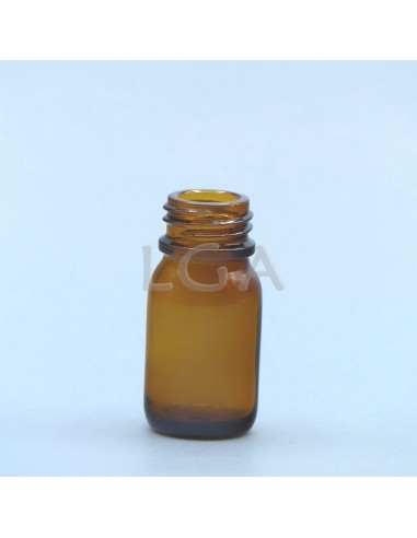 Flacone rotondo vetro ambra Ø18 Farmacia 10ml