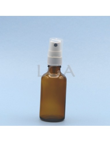 Flacone rotondo vetro ambra Ø18 DIN 50ml