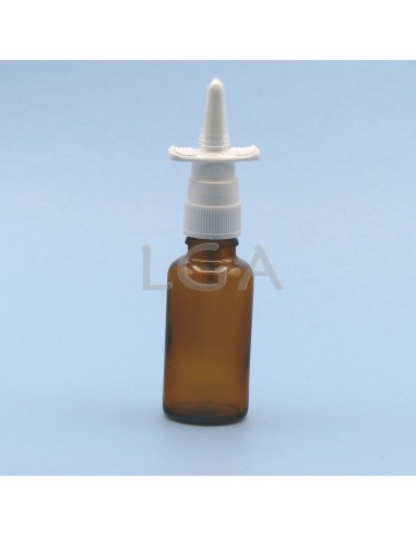Flacone rotondo vetro ambra Ø18 DIN 30ml