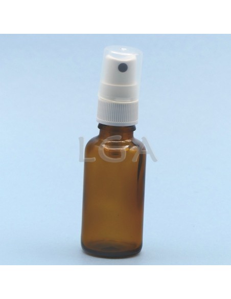 Flacone rotondo vetro ambra Ø18 DIN 30ml
