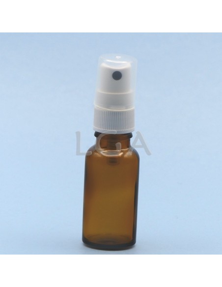 Flacone rotondo vetro ambra Ø18 DIN 20ml