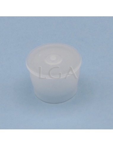 Flacon plastique rond blanc Ø24 100ml