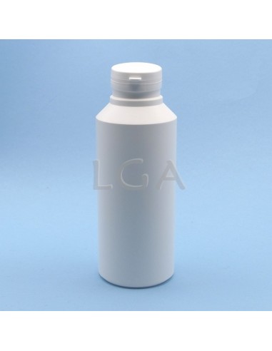 Zoppica a pillole in plastica bianco 500ml con...
