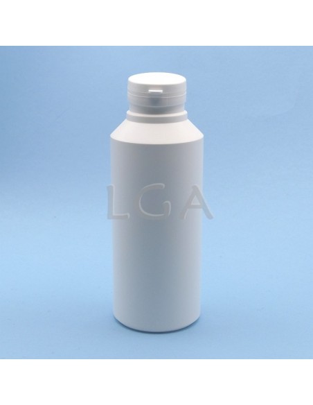 Kapselbox aus Plastik, weiße,  500ml mit Verschluss mit Sicherheitsgewinde