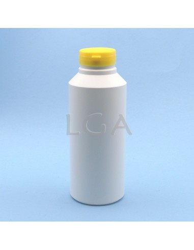 White plastic capsule box 500ml with...