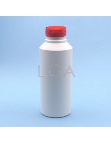 White plastic capsule box 500ml with...
