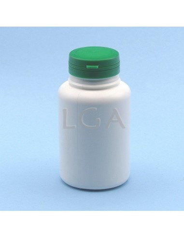 White plastic capsule box 250ml with...