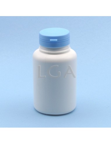 Zoppica a pillole in plastica bianco 250ml con...