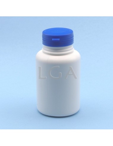 Pilulier plastique blanc 250ml, à couvercle...
