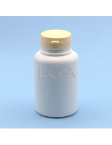 White plastic capsule box 250ml with...