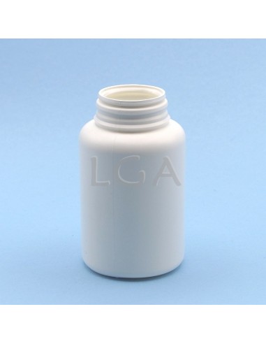 Pilulier plastique blanc 250ml, à couvercle...