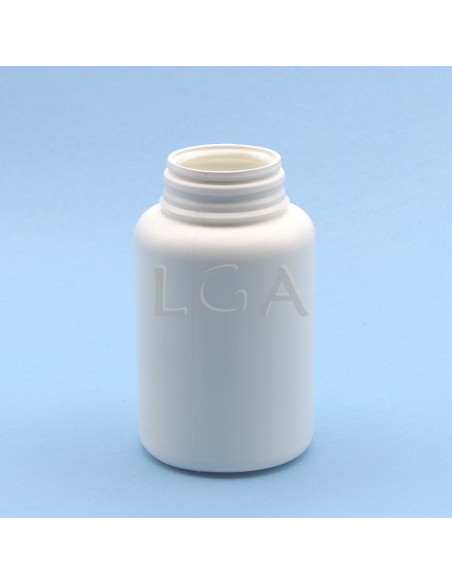 Zoppica a pillole in plastica bianco 250ml con capsula antimanomissione
