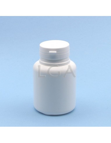 Zoppica a pillole in plastica bianco 200ml con...