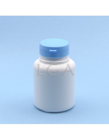 White plastic capsule box 200ml with...