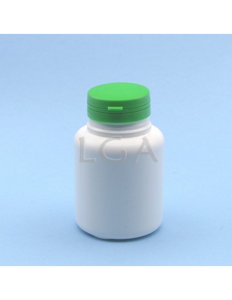 Cojee a píldoras plástico blanco 200ml con cápsula de seguridad