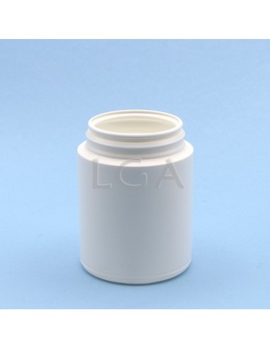 Pilulier plastique blanc 200ml, à couvercle LO...