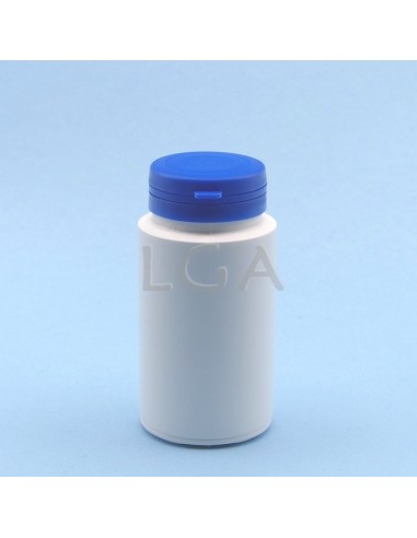 White plastic capsule box 125ml with...
