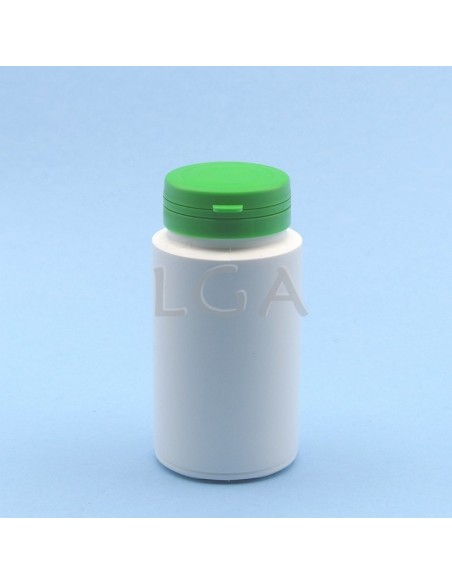 Cojee a píldoras plástico blanco 125ml con cápsula de seguridad