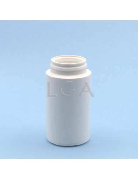 Zoppica a pillole in plastica bianco 125ml con capsula antimanomissione