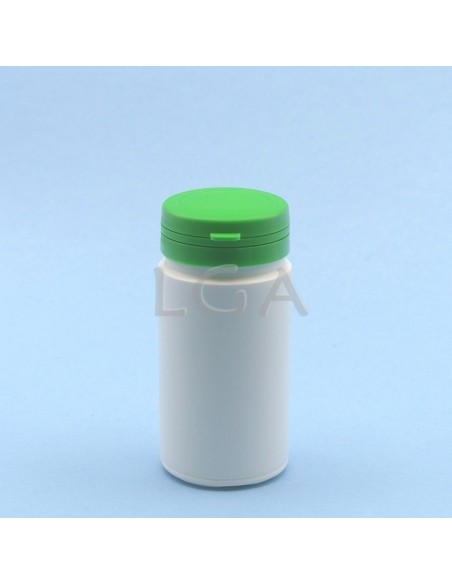 Cojee a píldoras plástico blanco 100ml con cápsula de seguridad