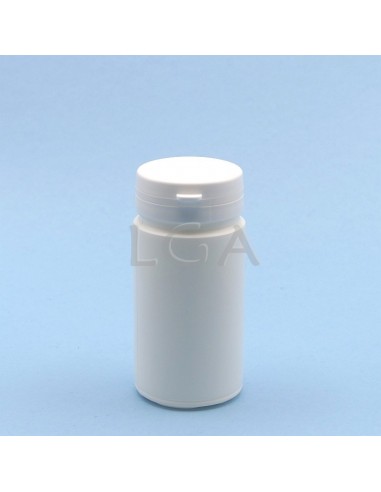 Zoppica a pillole in plastica bianco 100ml con...