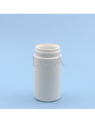 White plastic capsule box 100ml with...
