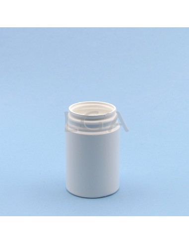 Zoppica a pillole in plastica bianco 75ml con...