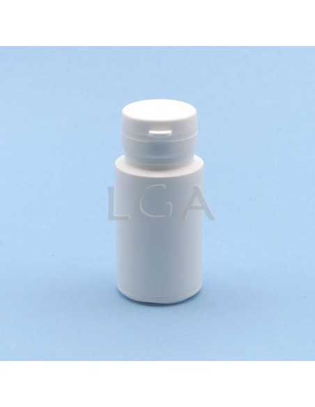 Cojee a píldoras plástico blanco 50ml con cápsula de seguridad
