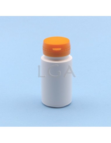 Kapselbox aus Plastik, weiße,   50ml mit...