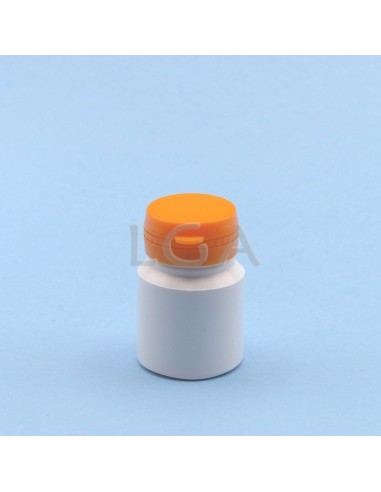 Kapselbox aus Plastik, weiße,   30ml mit...