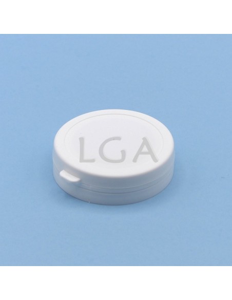 White plastic capsule box 200ml with impregnable wide cap