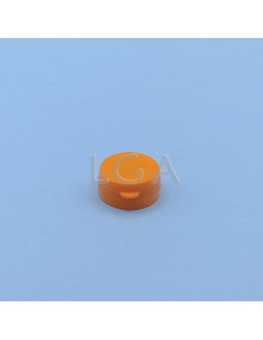 Kapselbox aus Plastik, bernsteinfarben,...