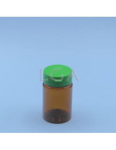 Kapselbox aus Plastik, bernsteinfarben,...