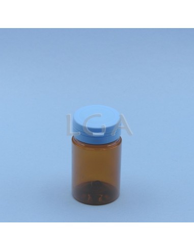 Kapselbox aus Plastik, bernsteinfarben,...