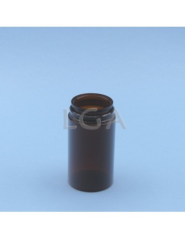 Zoppica a pillole in plastica cristallo ambrato...
