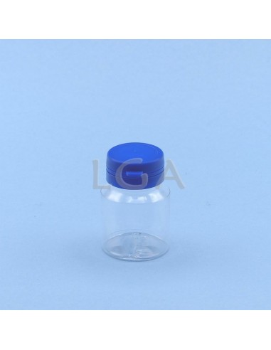 Kapselbox aus Plastik, kristallin,  30ml mit...