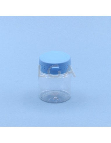 Kapselbox aus Plastik, kristallin,  50ml mit...
