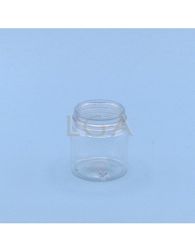 Pilulier plastique cristal 50ml, à couvercle...