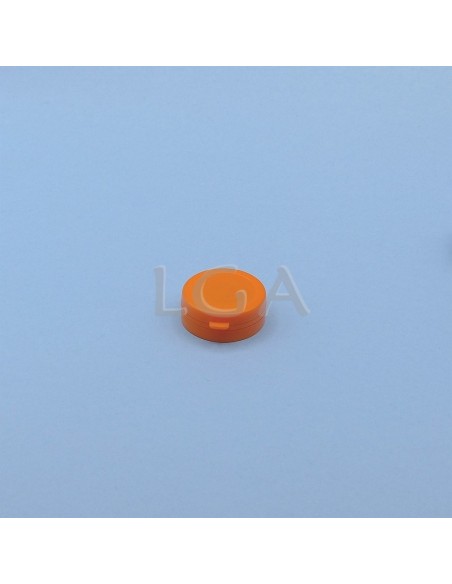 Kapselbox aus Plastik, kristallin,  50ml mit Verschluss mit Sicherheitsgewinde