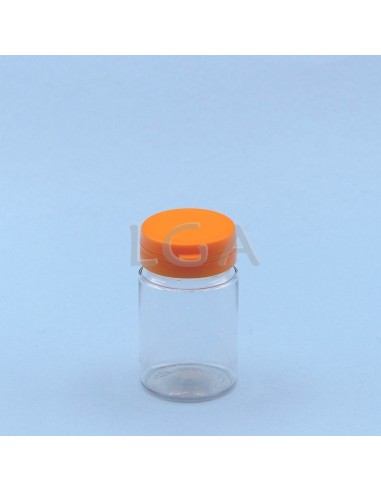 Crystal plastic capsule box 75ml with...